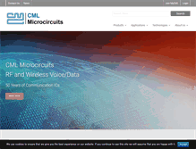 Tablet Screenshot of cmlmicro.com